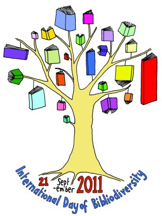 B-day tree col w col lettering